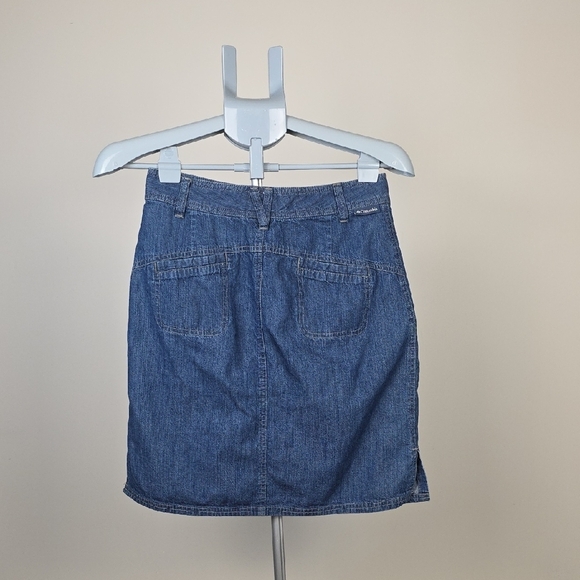 Vintage Y2K Columbia Women’s Denim Utility Skirt – Size 6 – 100% Cotton - Picture 4 of 10